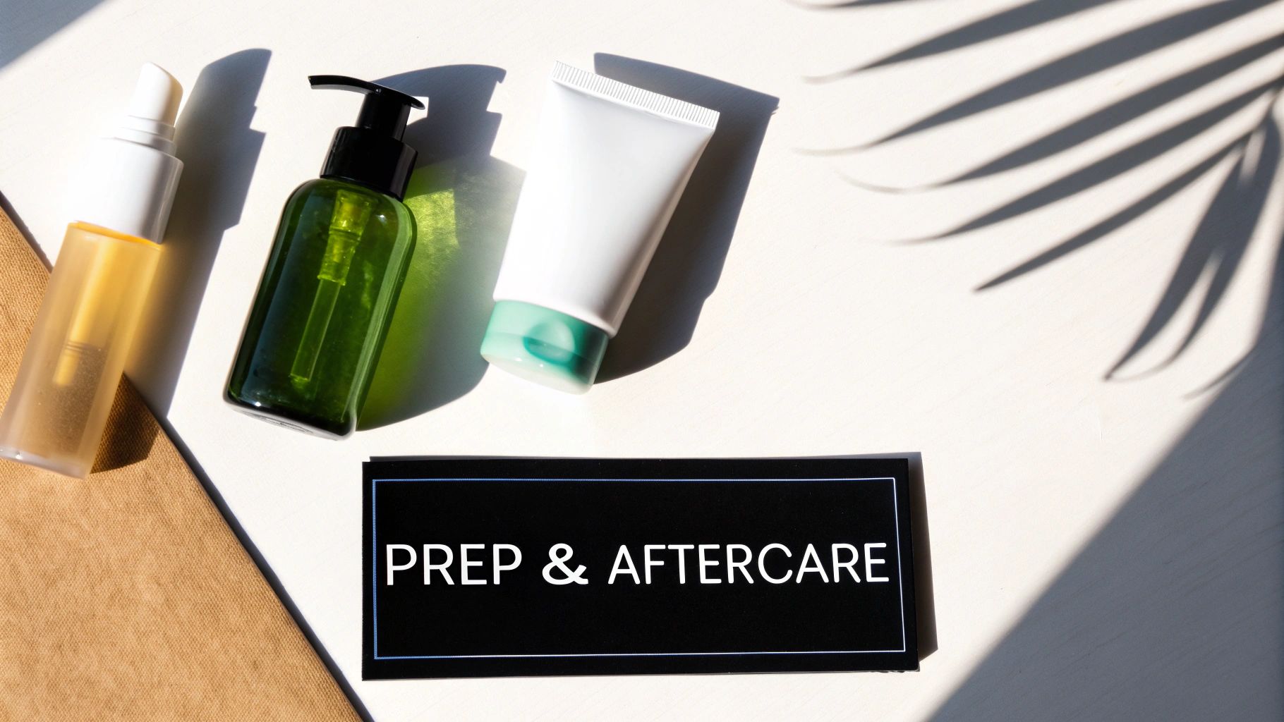 A woman applying moisturiser to her face