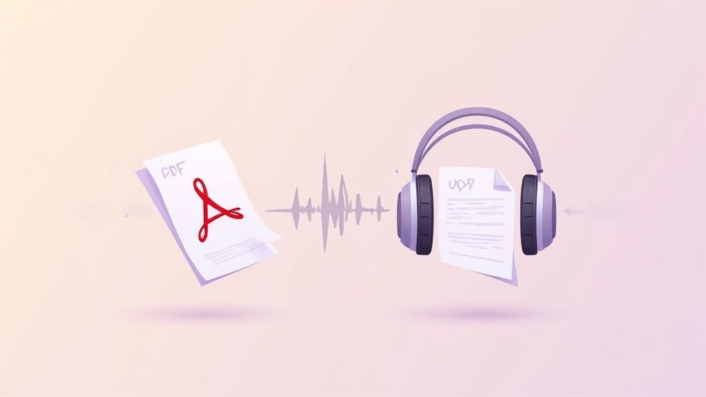 Turn Any PDF to Audio in Minutes