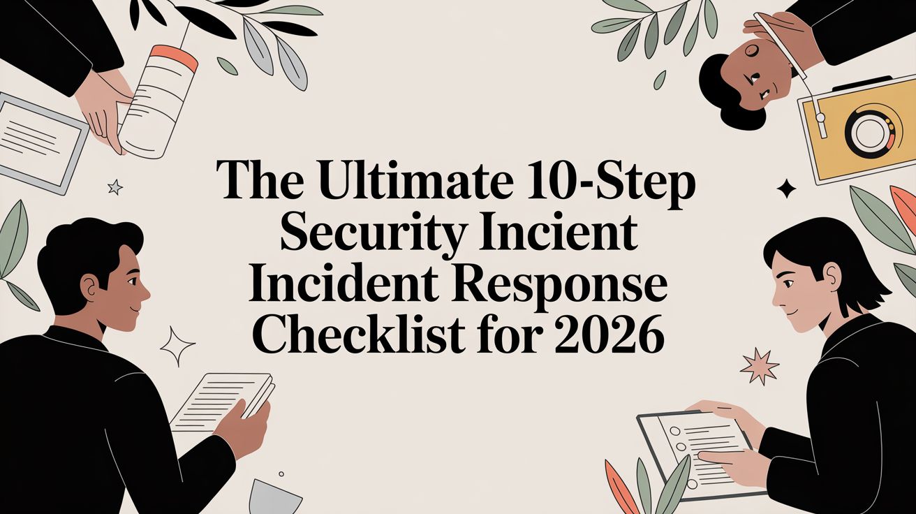 The Ultimate 10-Step Security Incident Response Checklist for 2026
