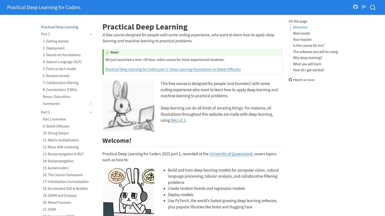 fast.ai — Practical Deep Learning for Coders