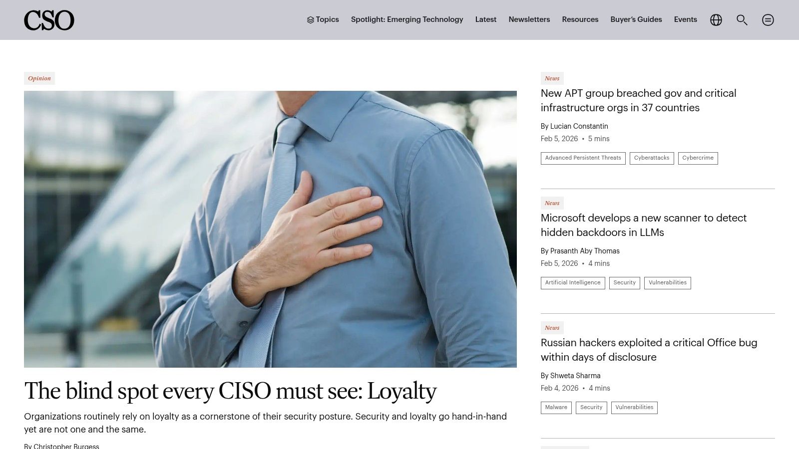 CSO Online (Foundry/IDG)