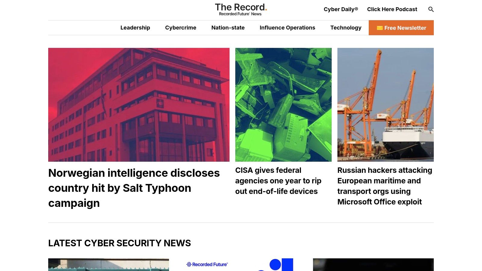 The Record by Recorded Future News