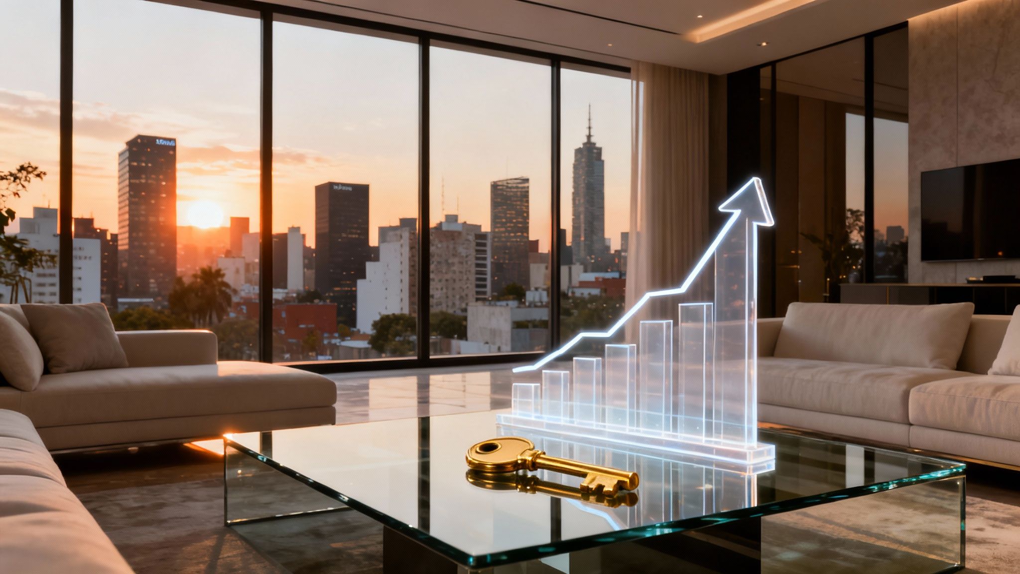 Renta ejecutiva de lujo en CDMX: cómo calcular cap rate neto y vacancia real.