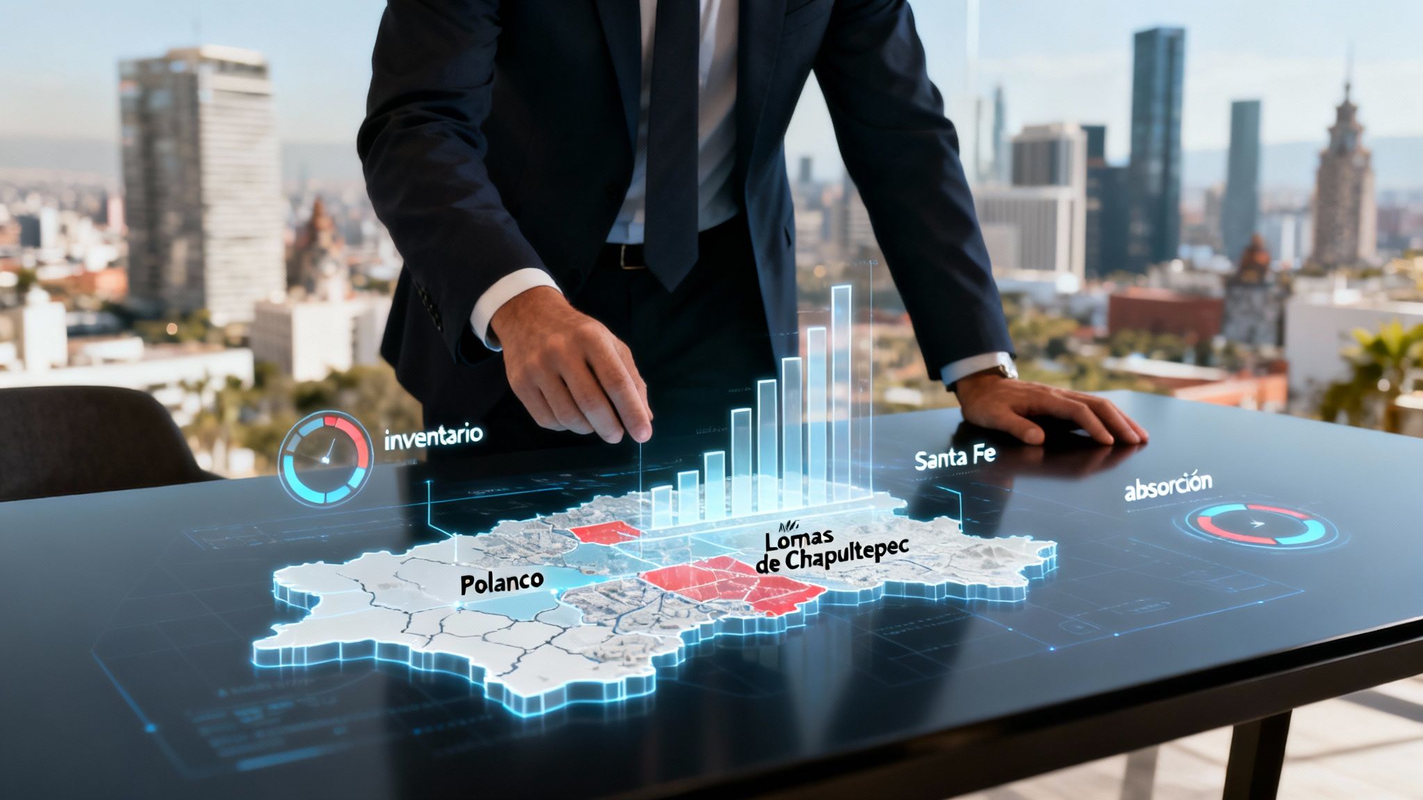 Inventario y absorción en lujo CDMX: cómo leer el mercado sin MLS