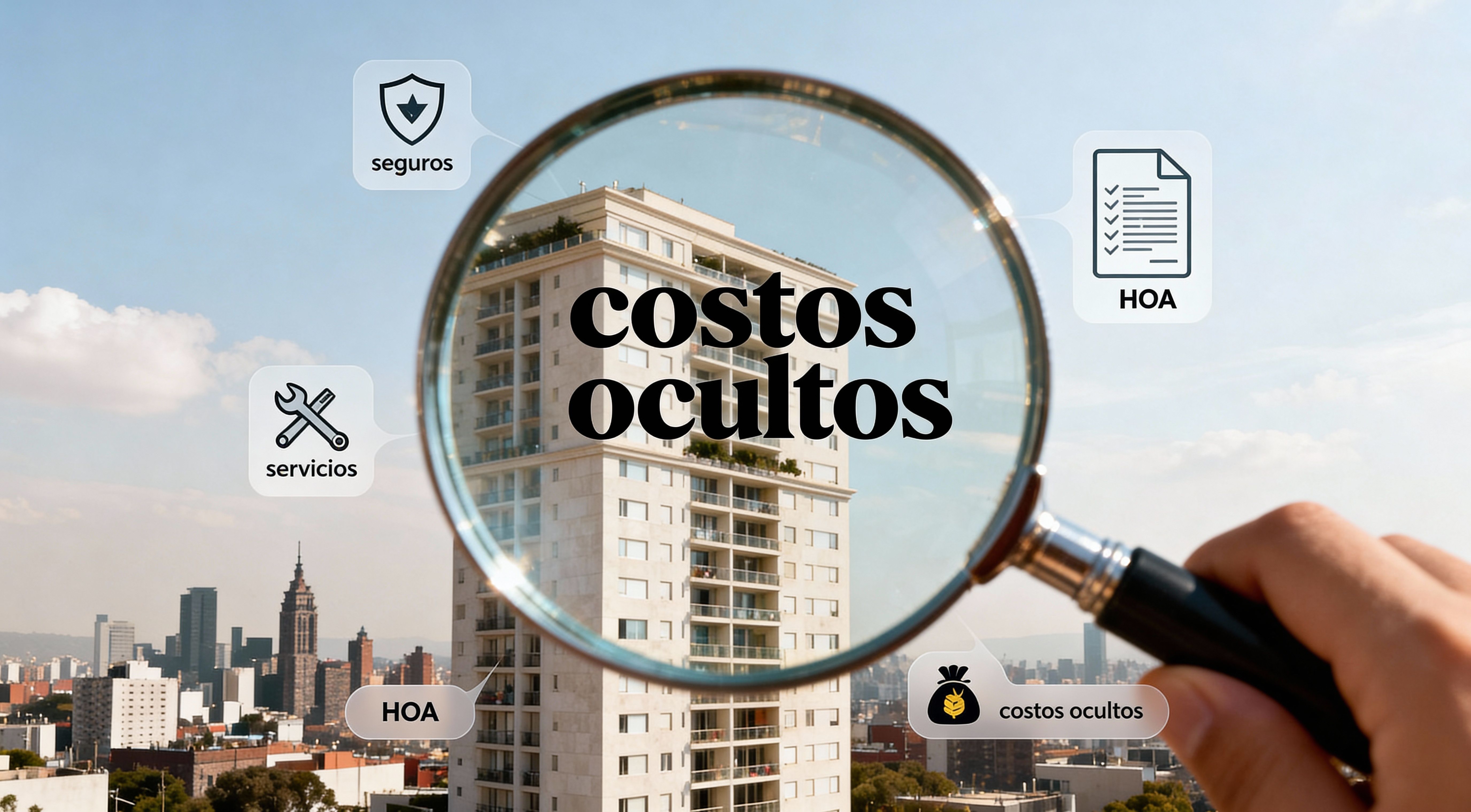 Costos ocultos de vivir en un edificio de lujo en CDMX (HOA, seguros, servicios)