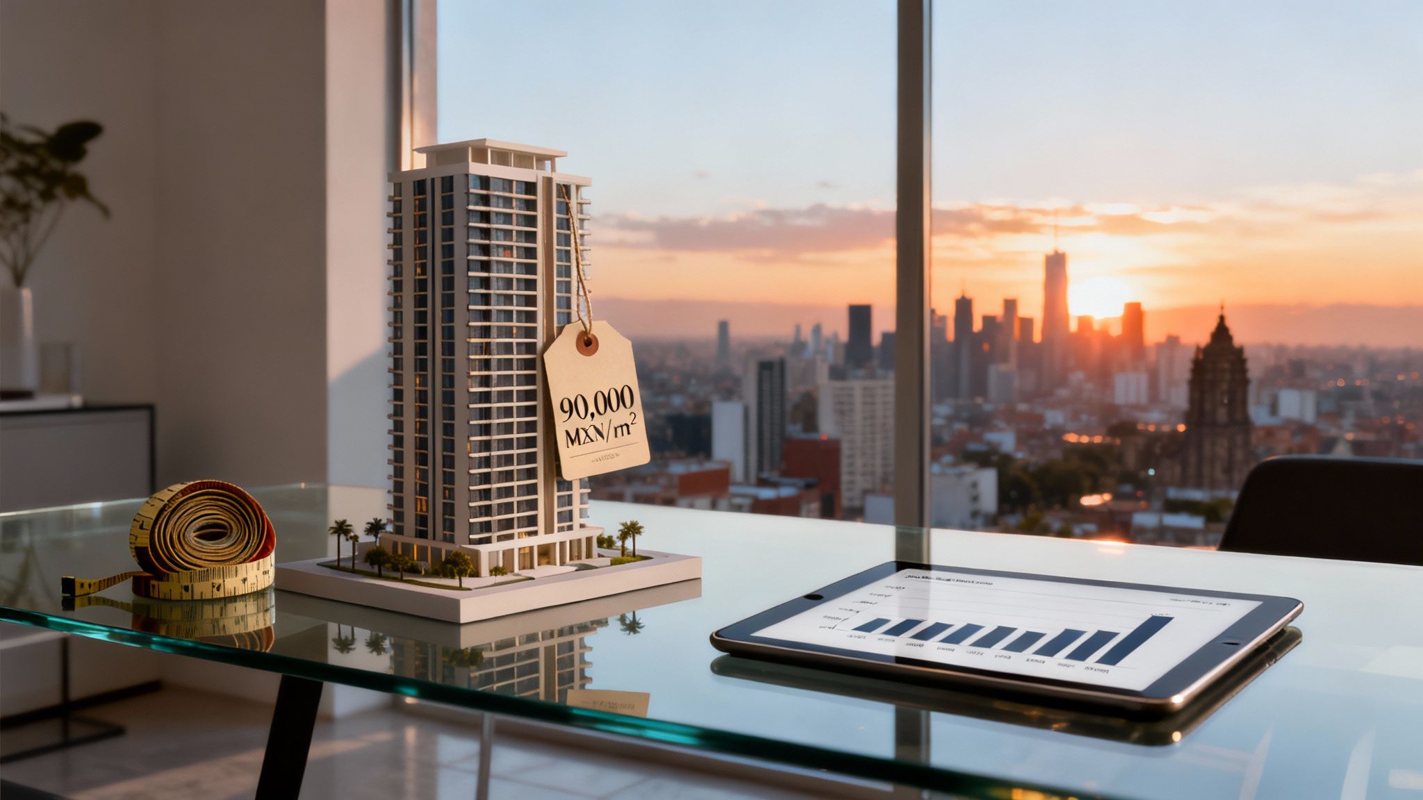 Precio por m² en lujo CDMX: por qué engaña y cómo comparar correctamente