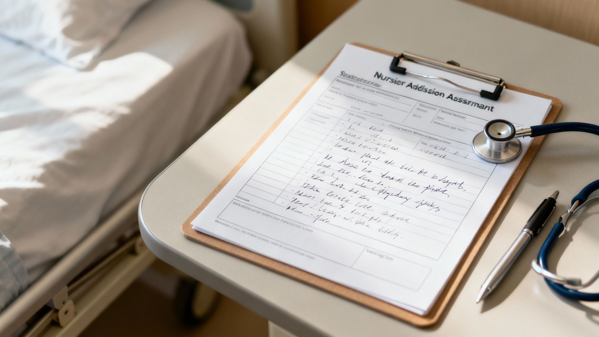 Comprehensive Nursing Admission Assessment Note