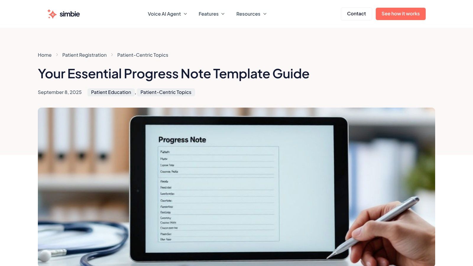 Your Essential Progress Note Template Guide