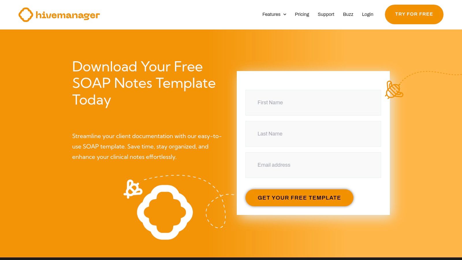 Hivemanager's Free SOAP Note Template PDF