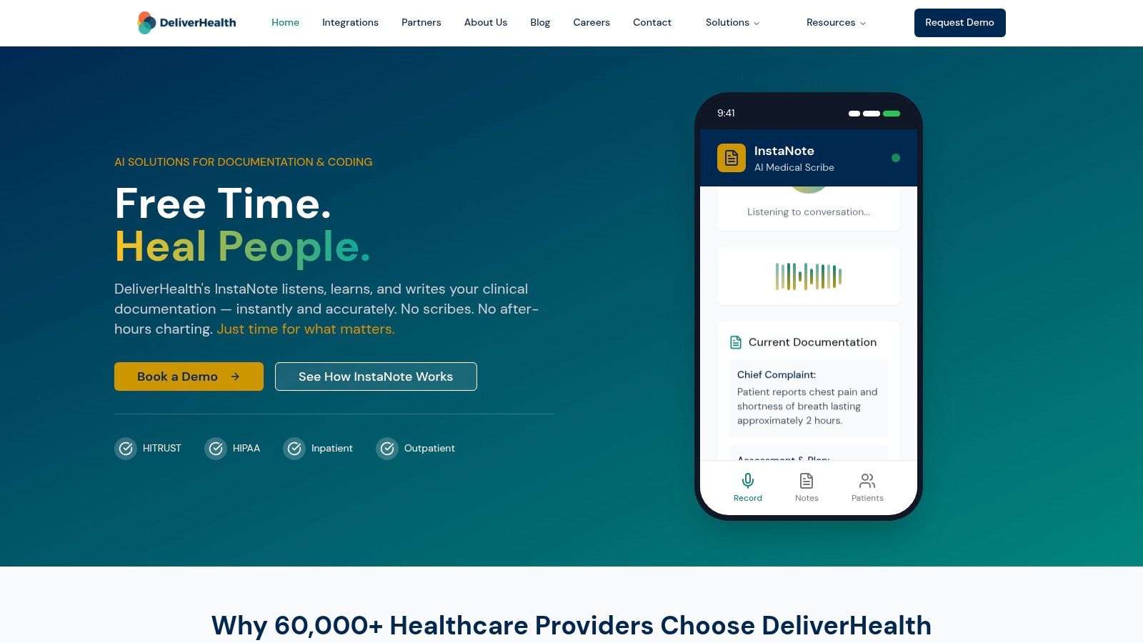 DeliverHealth (Nuance Transcription Services / eScription One)