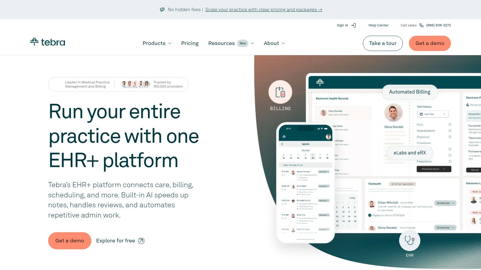 Tebra (Kareo) – Practice Management/Billing platform