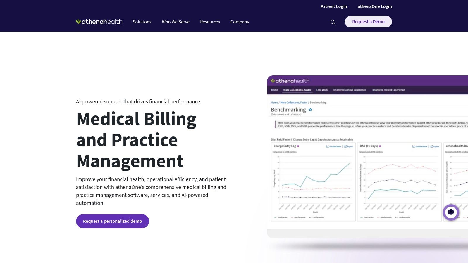 athenahealth – athenaOne (Practice Management + EHR + RCM)