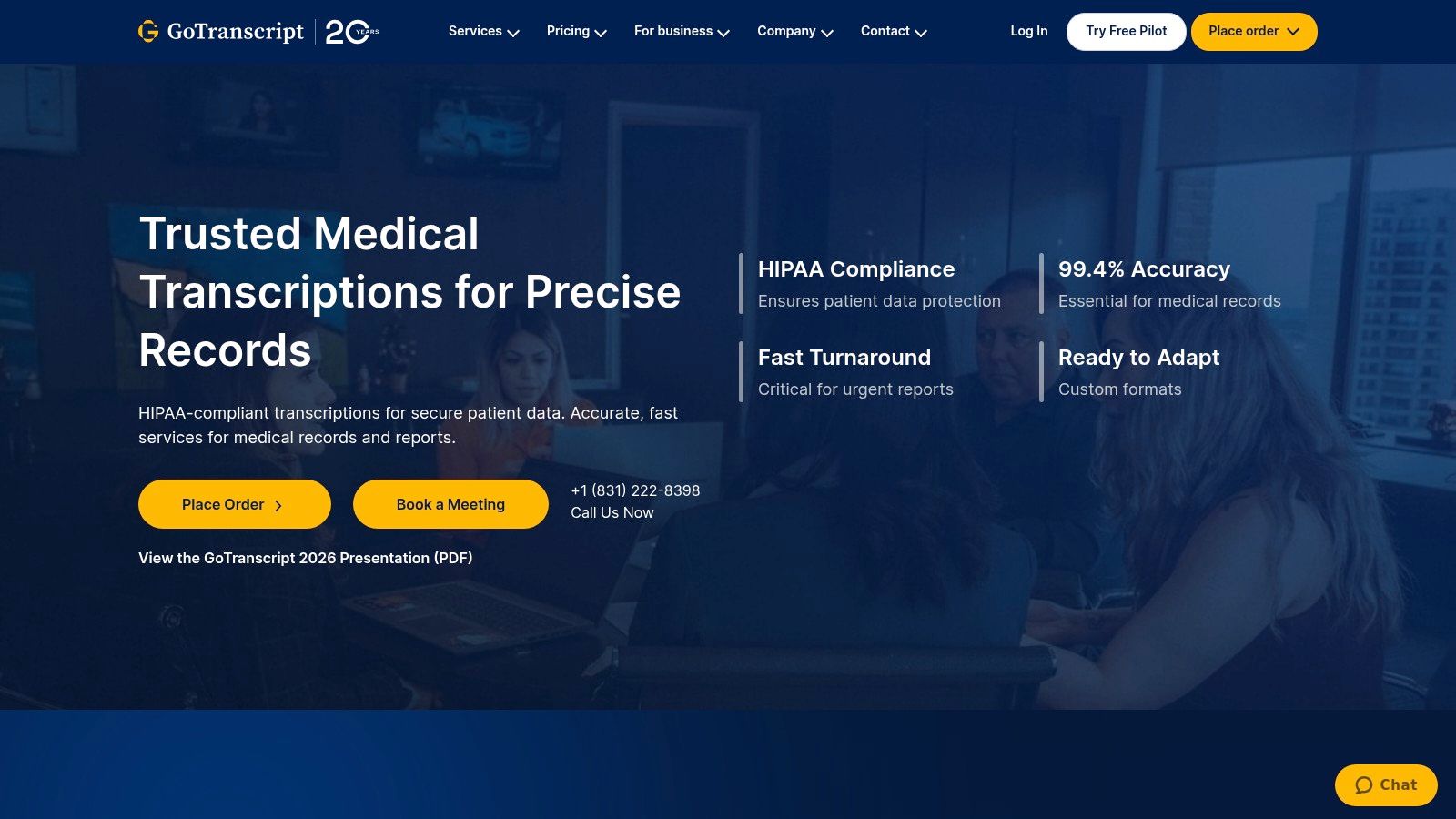 GoTranscript (Medical Transcription)