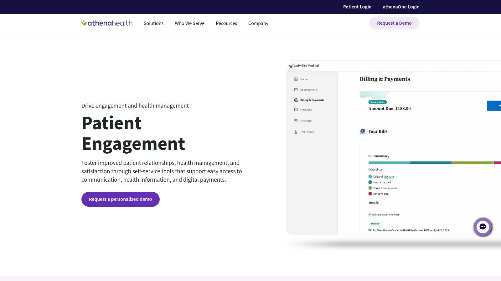 athenaCollector Patient Engagement