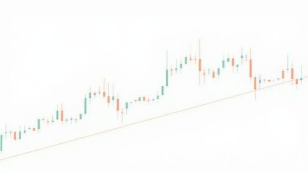 A chart showing key technical indicators like moving averages and RSI
