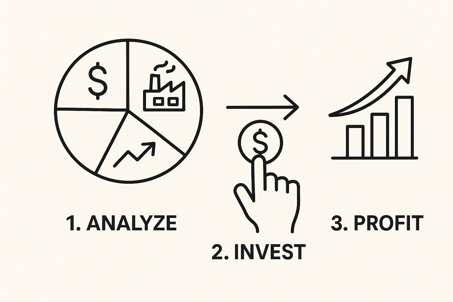 Infographic about how to choose dividend stocks