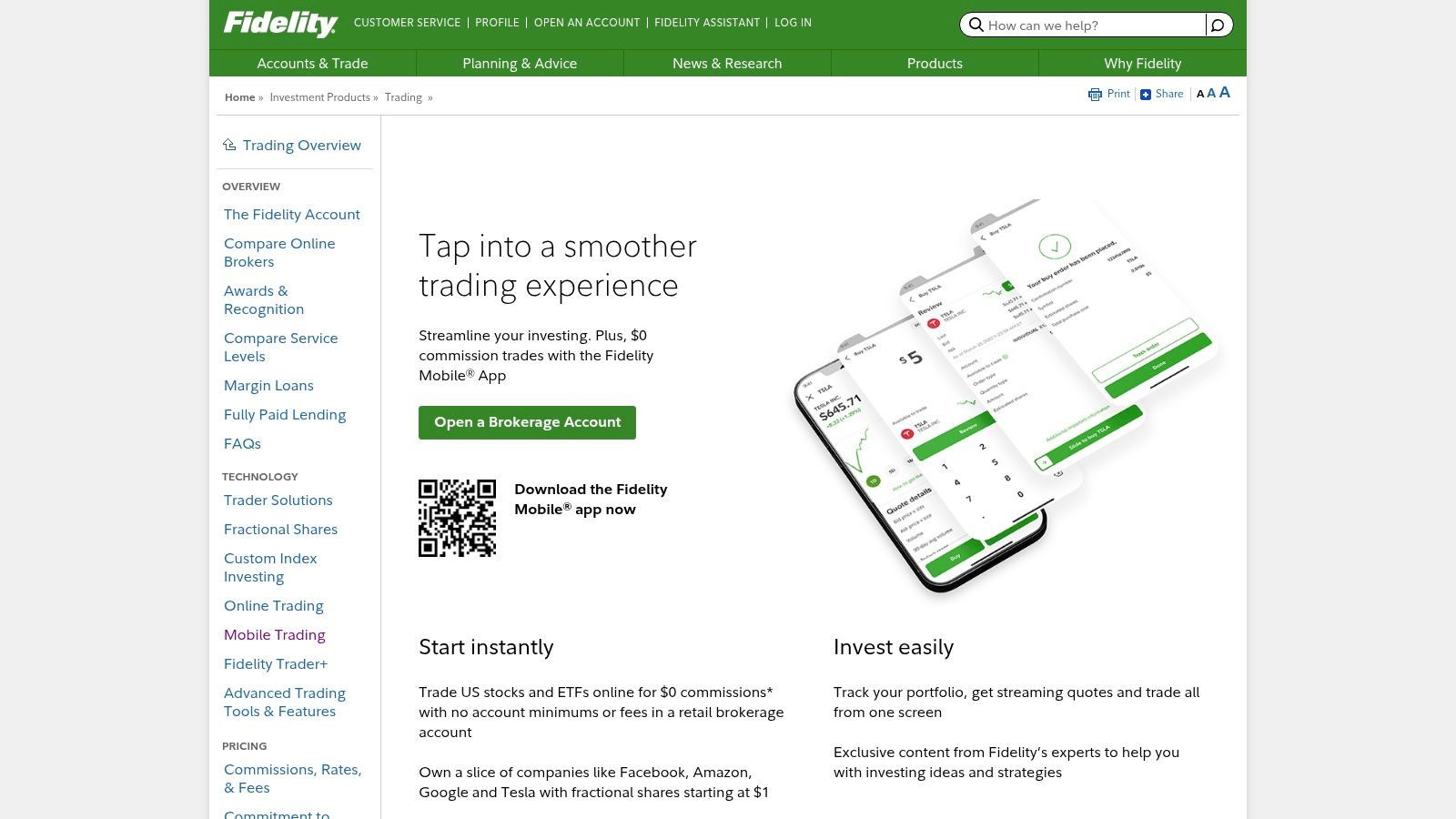 Fidelity Investments – Fidelity Mobile