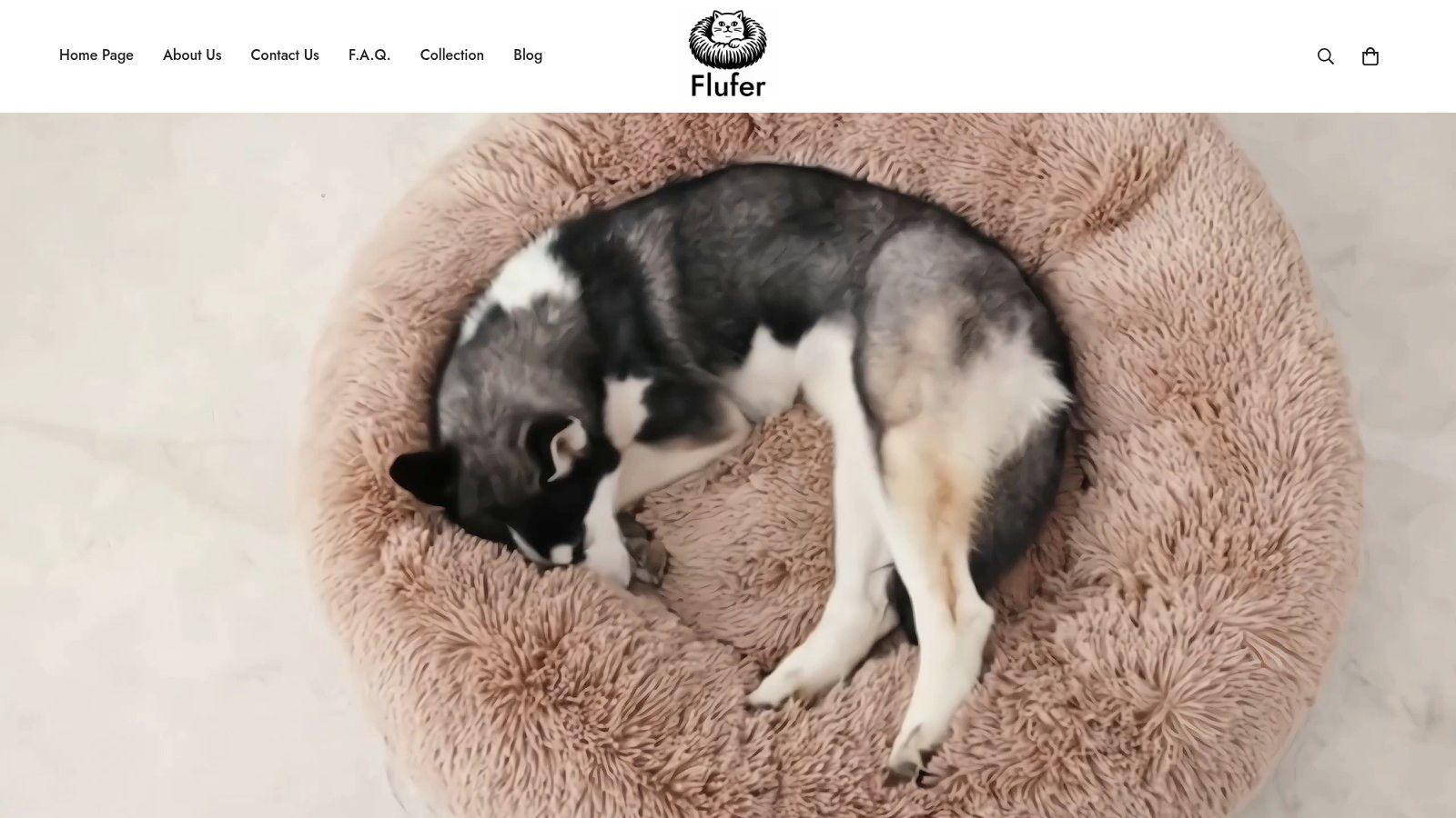 Flufer Store Calming Bed