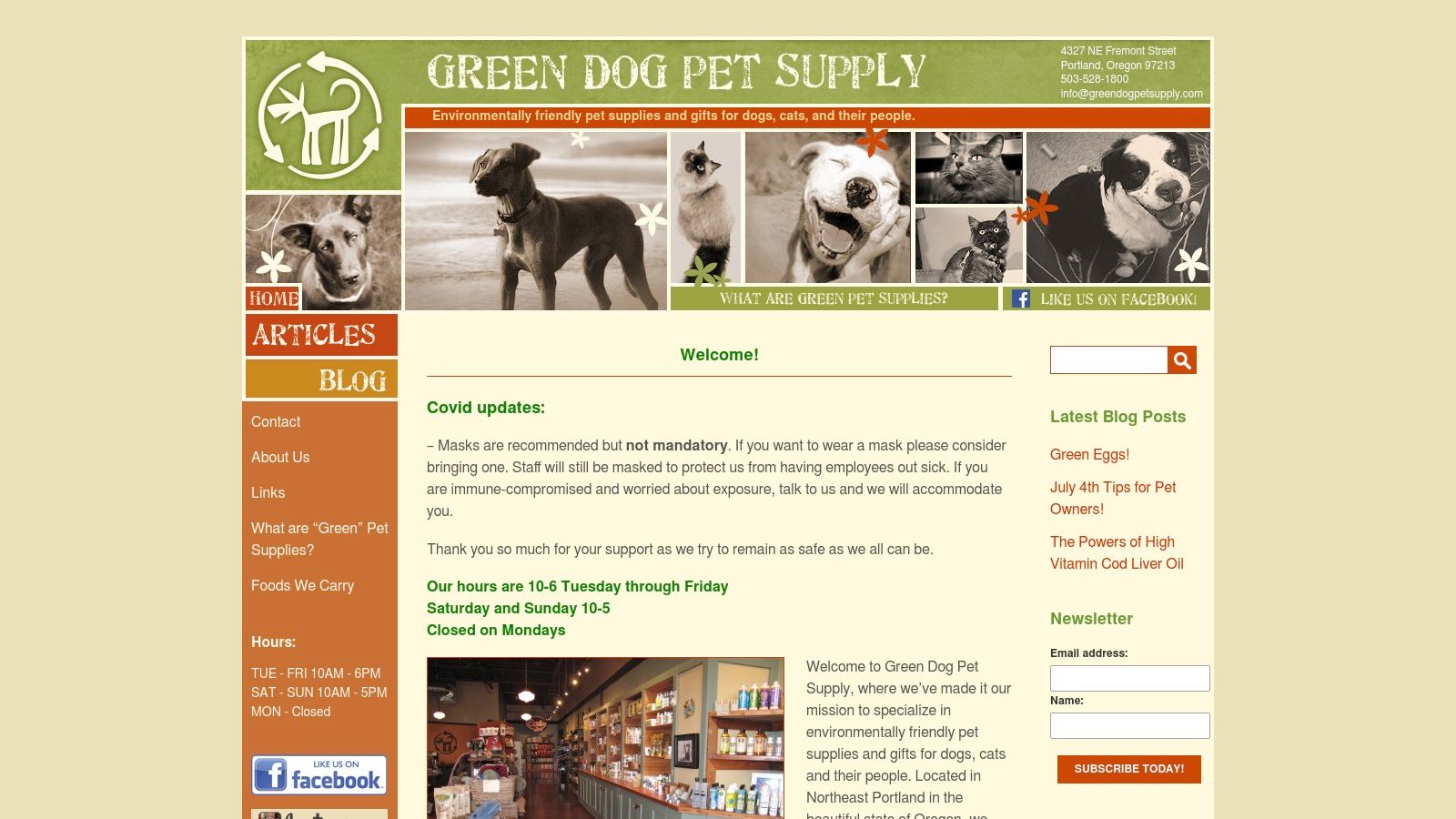Green Dog Pet Supply