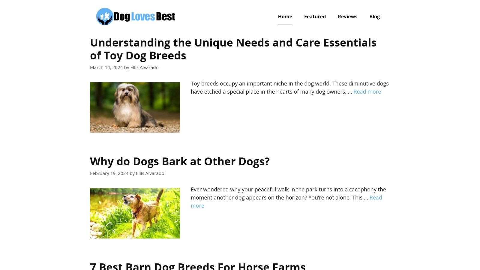 Dog Loves Best