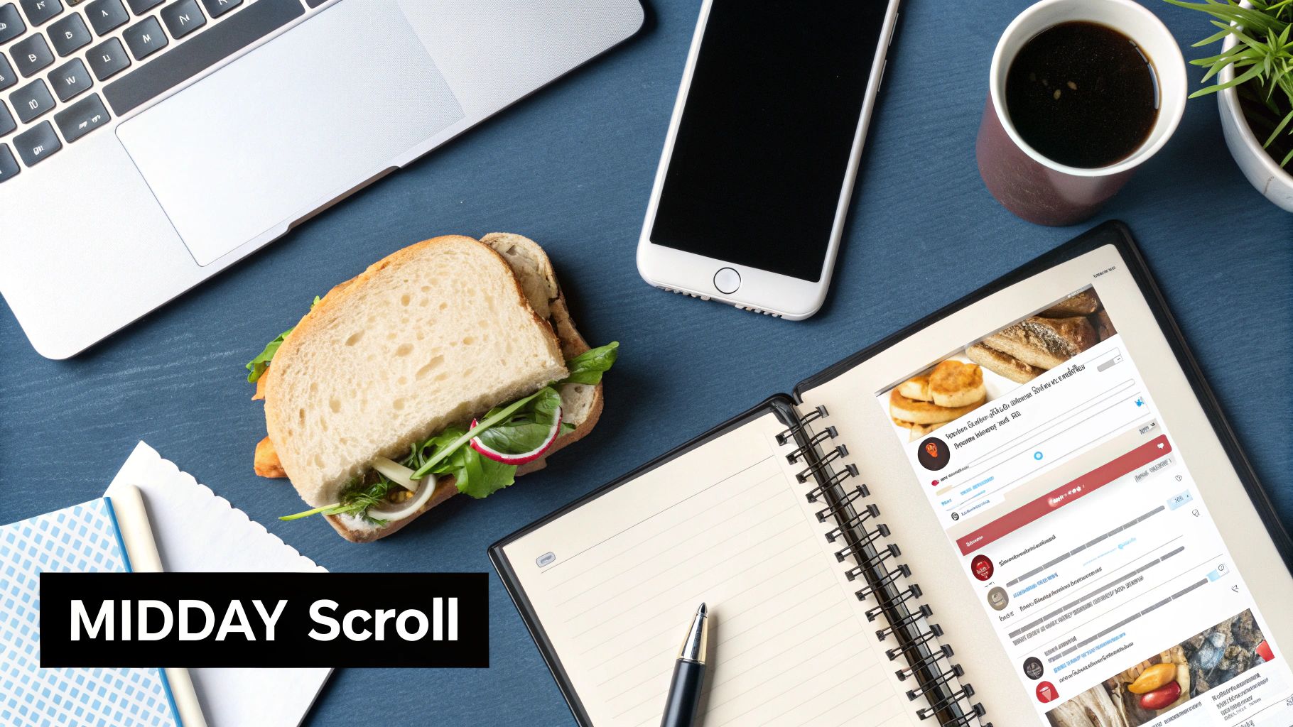 The Lunch Break Scroll (11:00 AM - 1:00 PM)