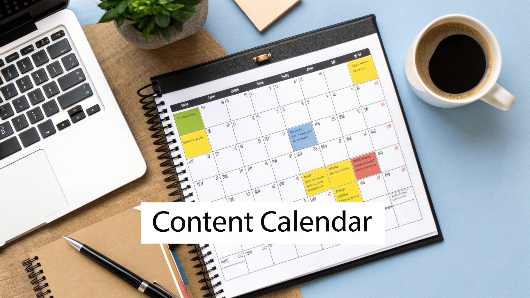 Consistent Content Calendar and Publishing Schedule