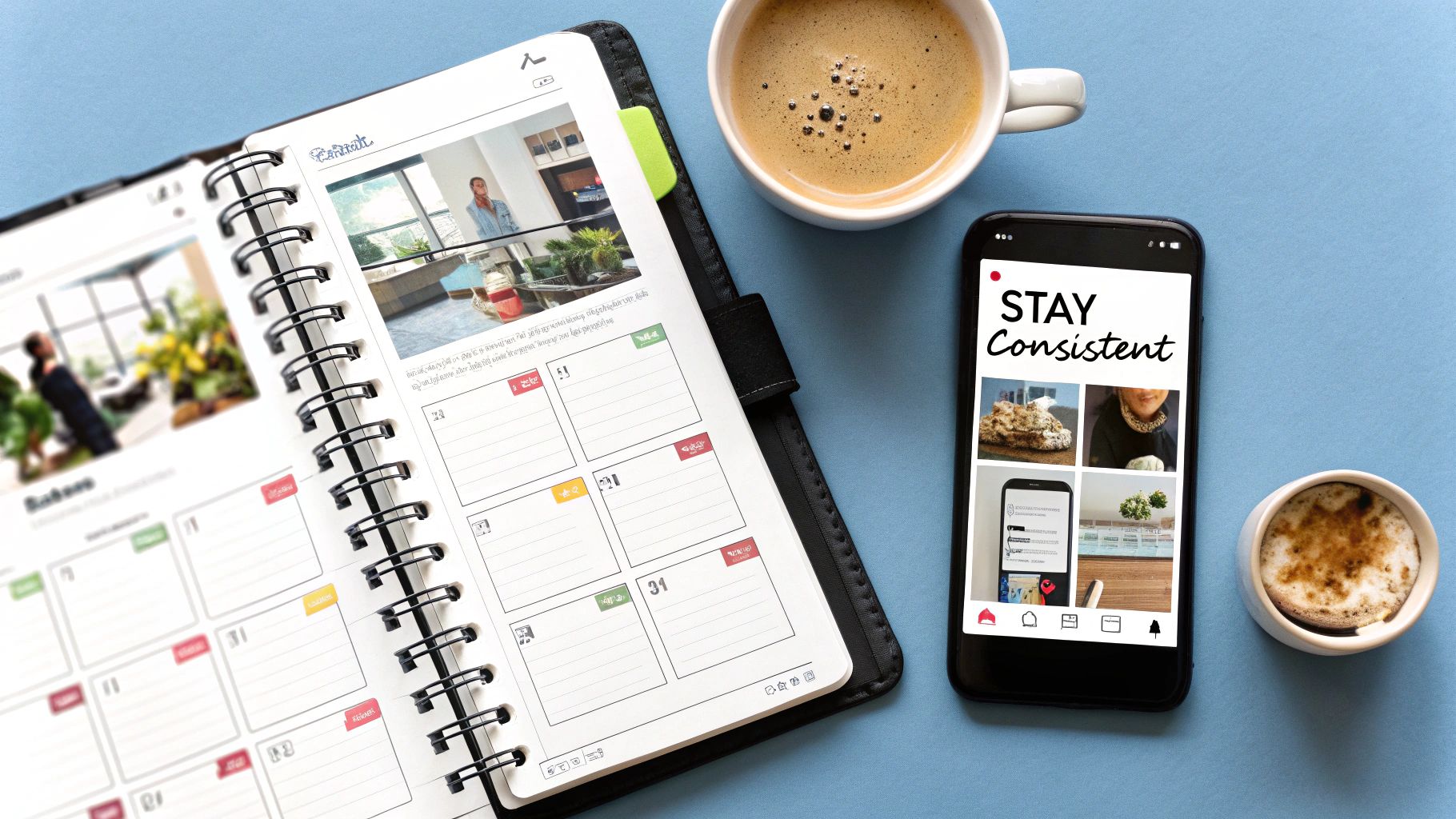 Marketers analyzing social media engagement data