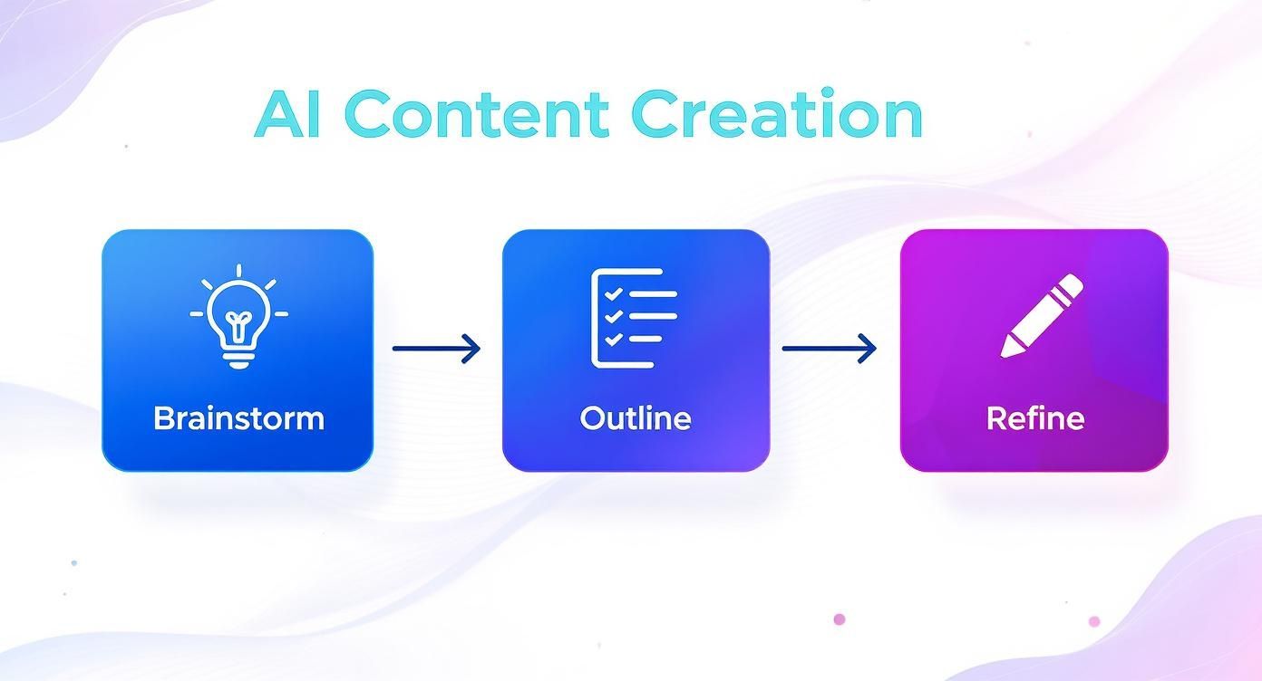 Infographic about content marketing startup