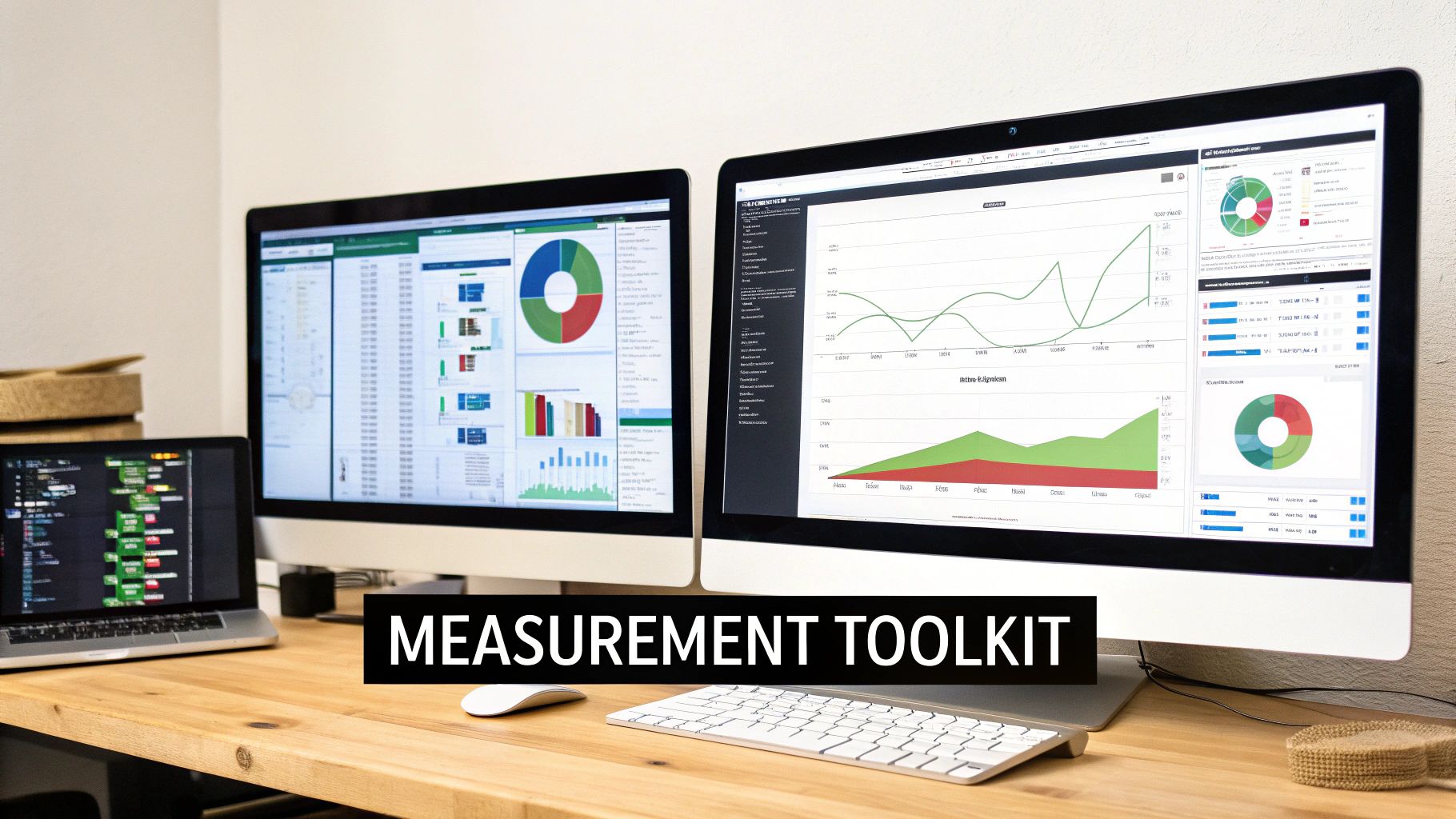 A screenshot of a Google Analytics dashboard showing website traffic, user engagement, and conversion data, representing a key tool in a content marketer's toolkit.