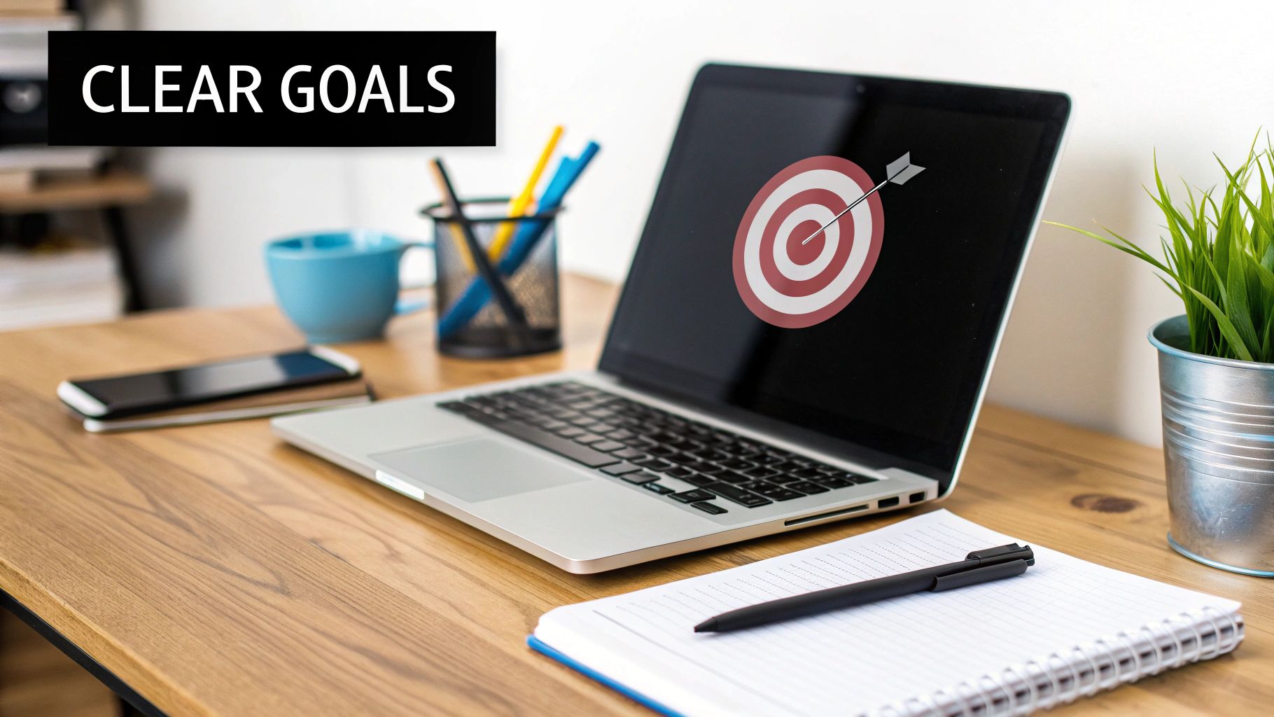 A compass pointing north on a map, symbolizing setting clear goals for social media reports.