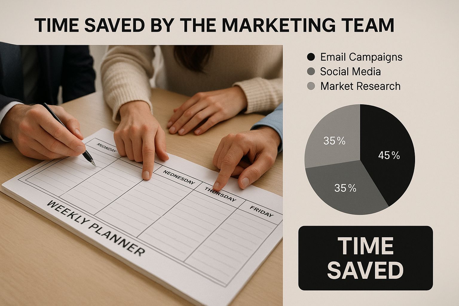 Infographic about social media posting schedule template