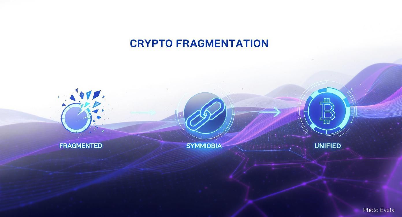 Infographic about symbiosis finance cross-chain aggregator