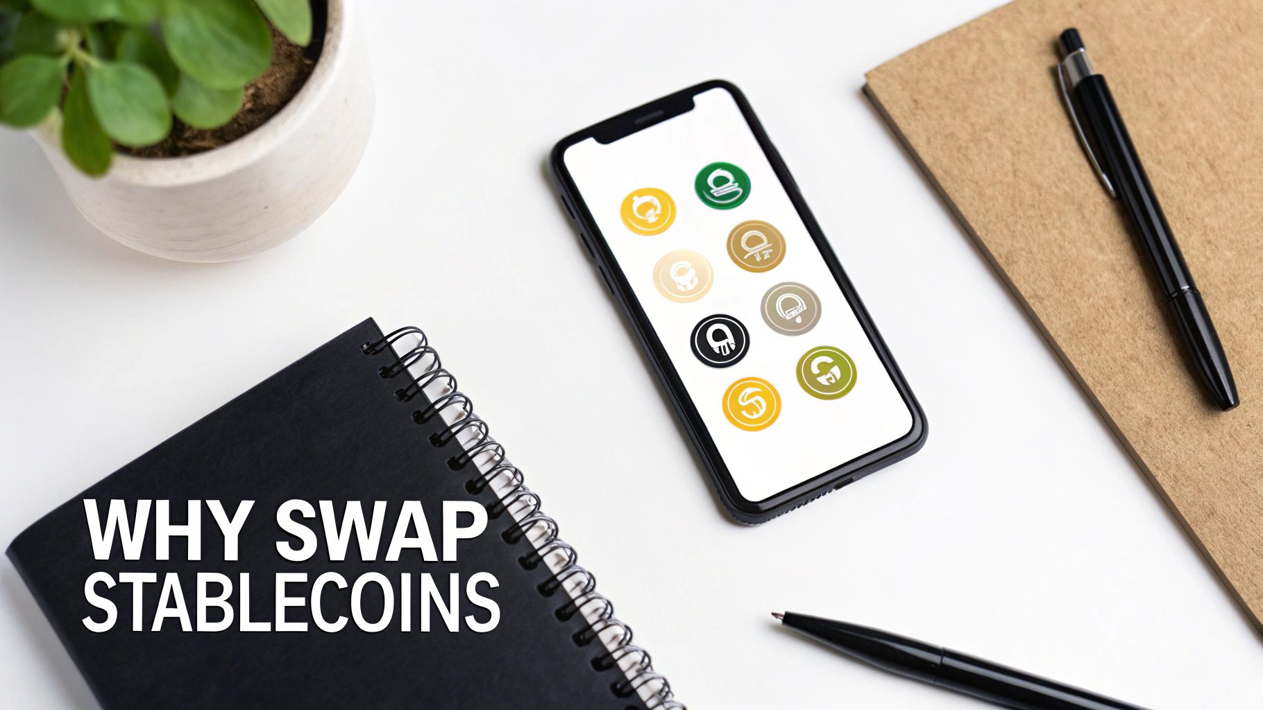 A person holding a physical coin with a dollar sign on it, representing the stability of stablecoins in the digital currency market.