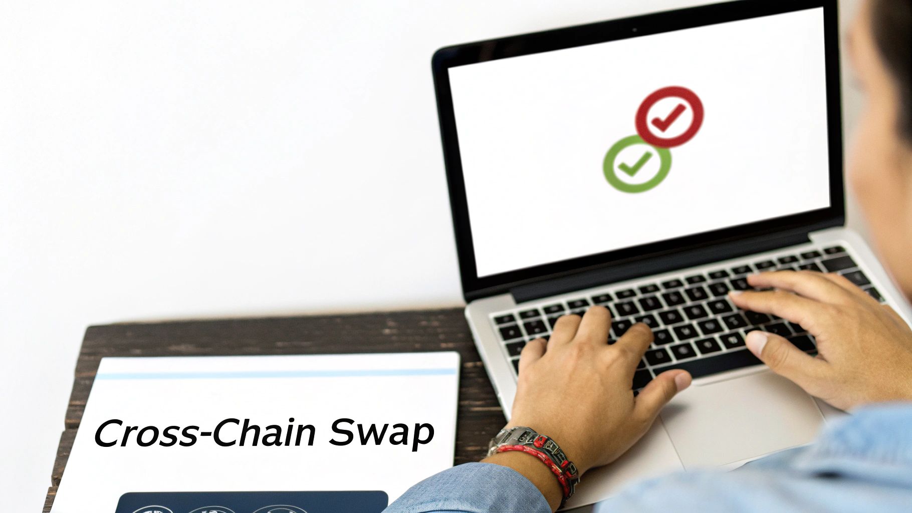 The main user interface of the OpenOcean platform, showing the swap module with source and destination chains.