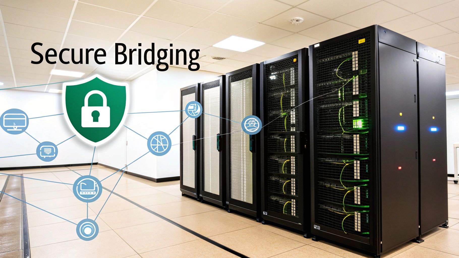 Illustration of interconnected blockchain networks, symbolizing Symbiosis's aggregation technology