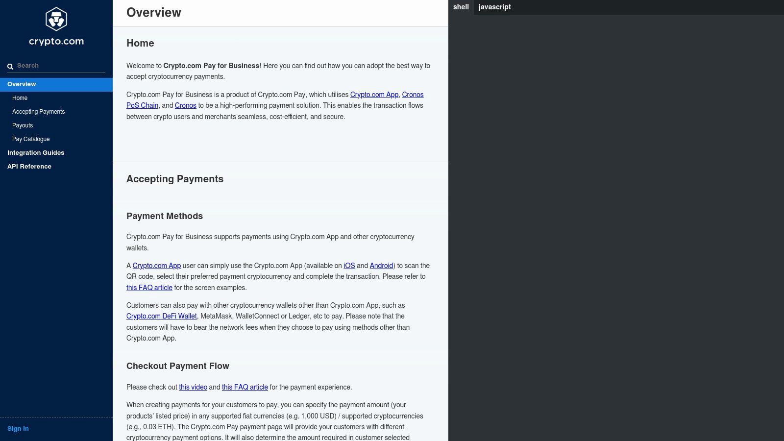 Crypto.com Pay for Business