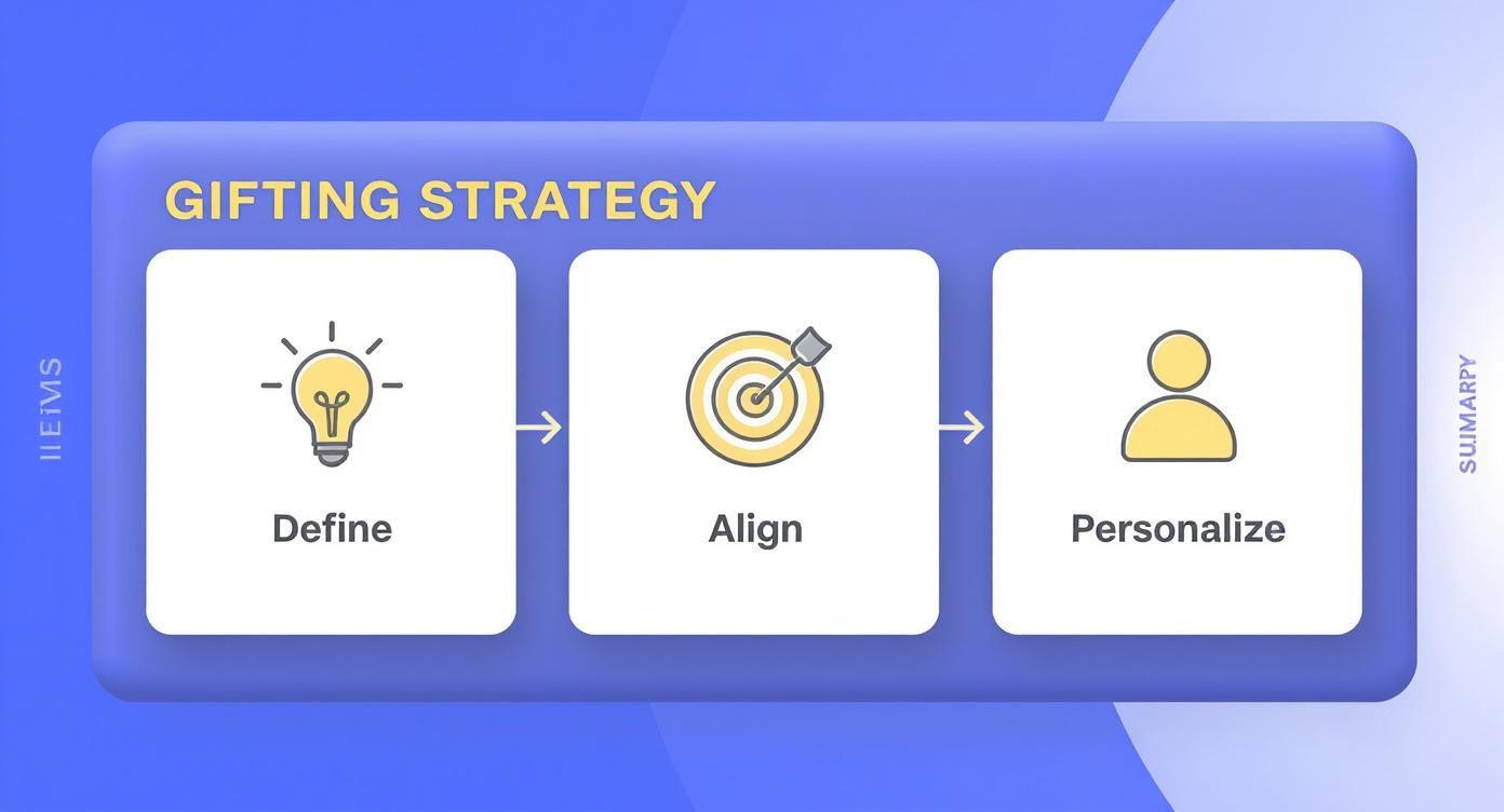 Infographic about corporate gift ideas for clients