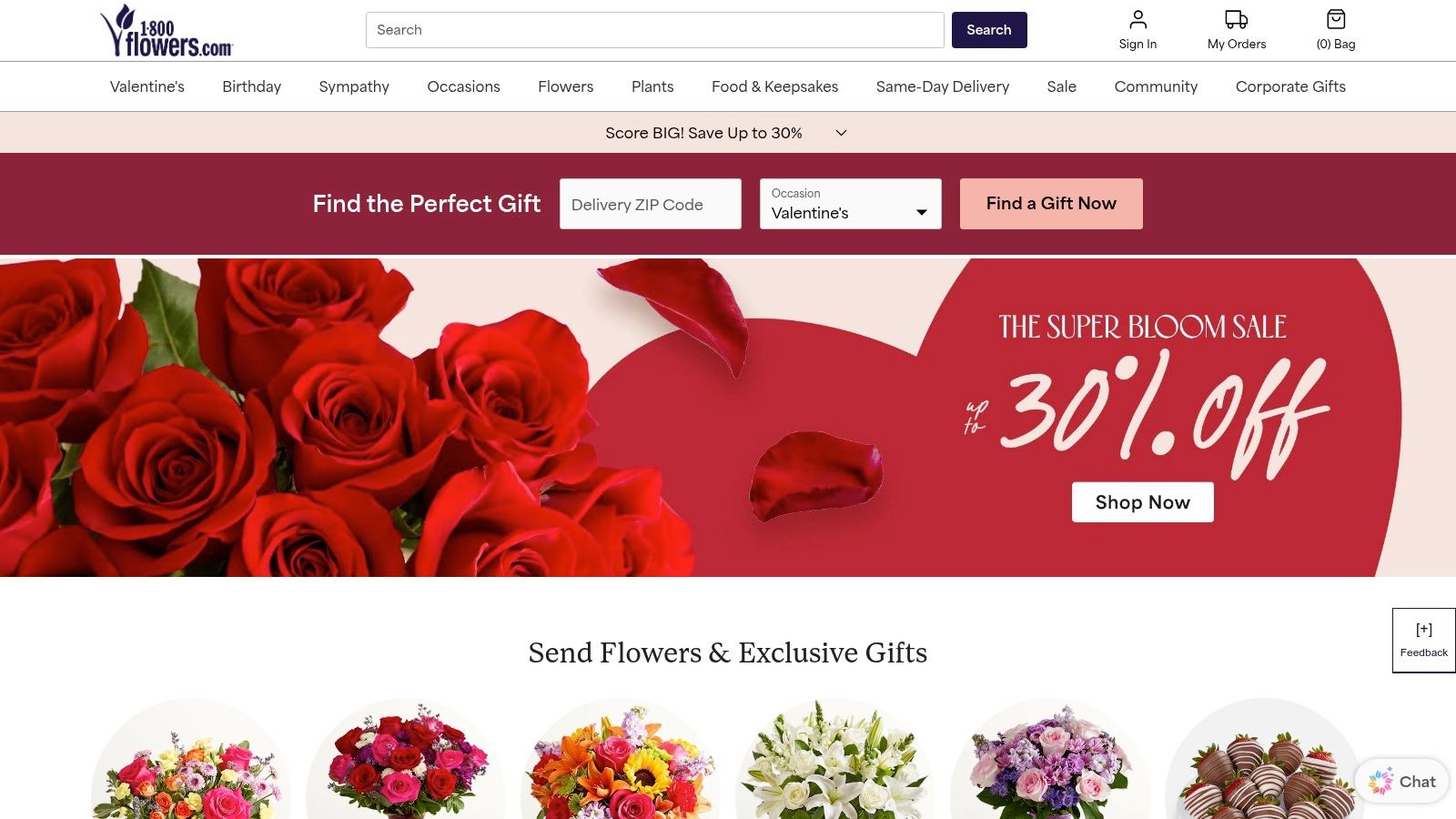 1-800-Flowers (and Celebrations family of brands)