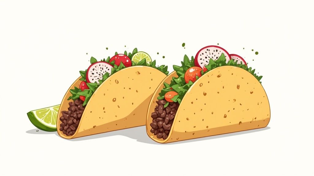 Jackfruit and Black Bean Tacos