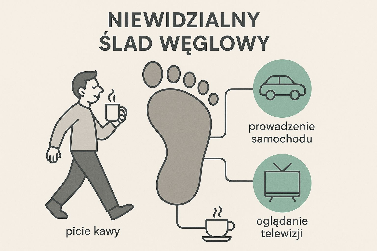 Infographic about co to jest ślad węglowy