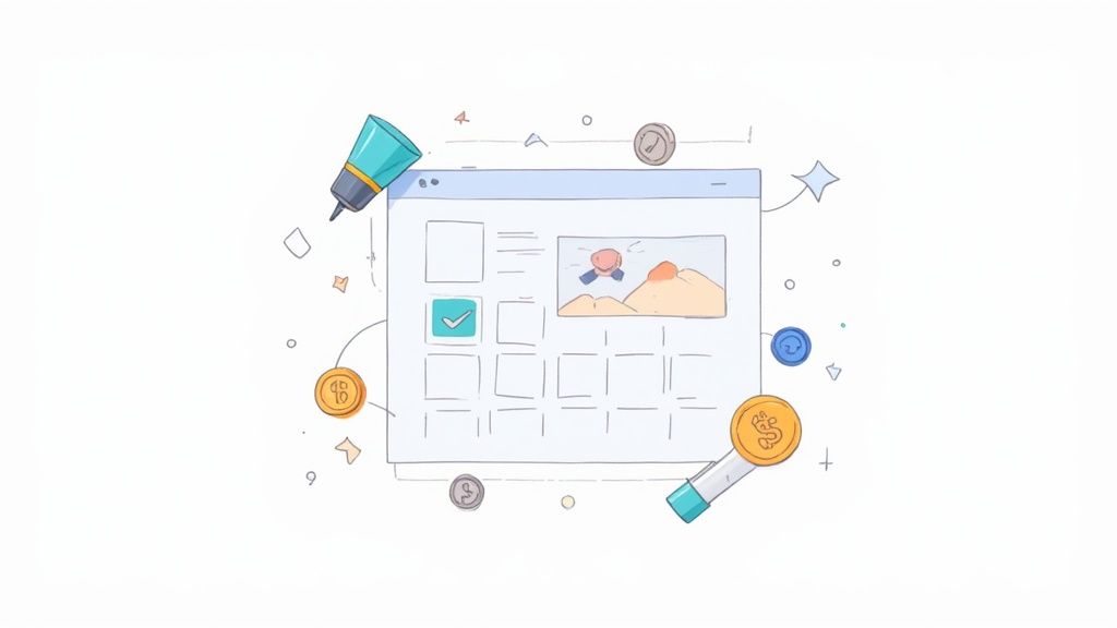 A person analyzing charts and graphs on a digital dashboard, representing the measurement of a social media strategy.