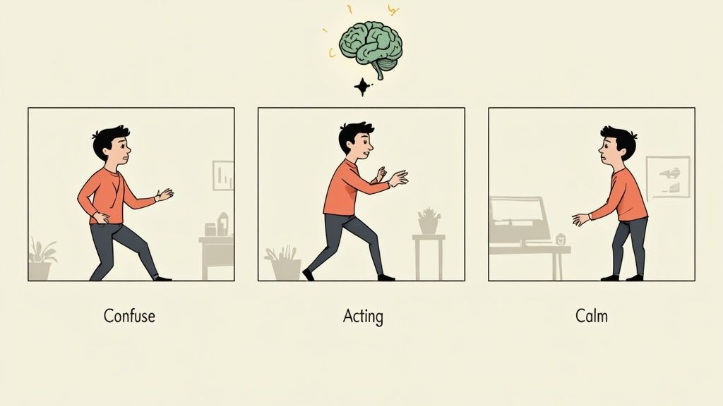 A person's hand with a rose drawn on it, symbolizing a story told through visuals.