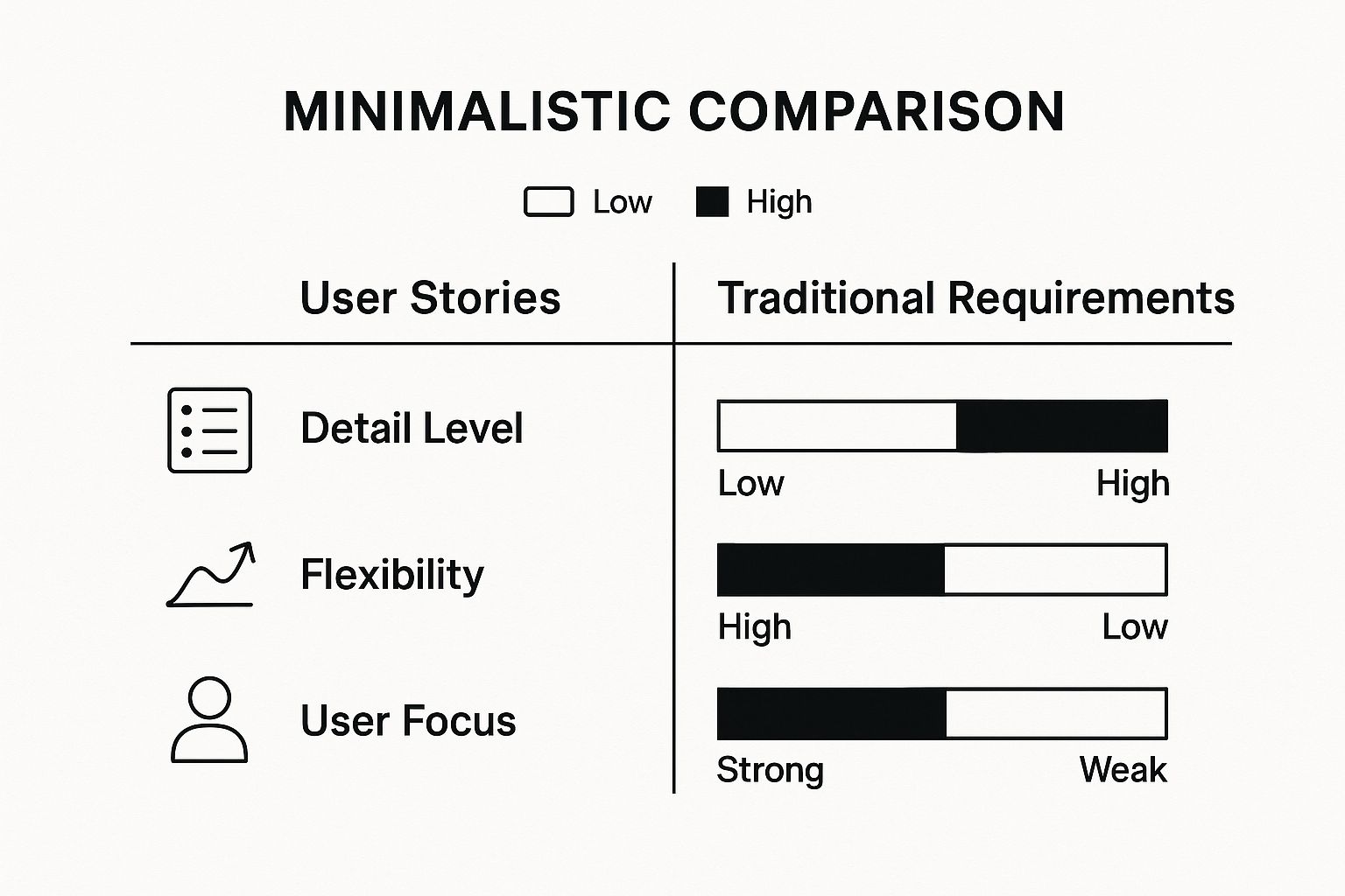 Infographic about creating user stories