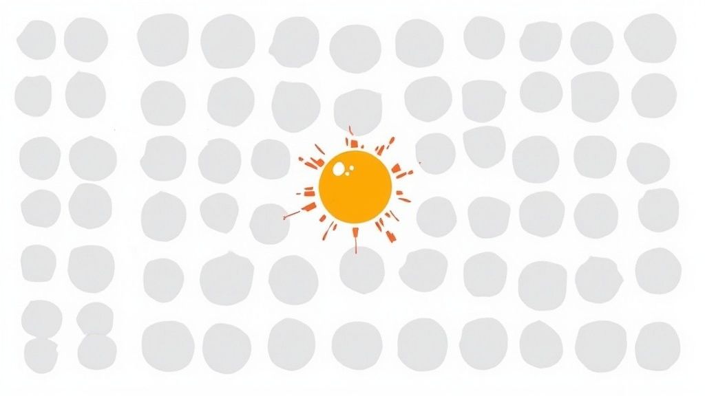 An abstract, colorful splash of paint exploding, representing creative disruption