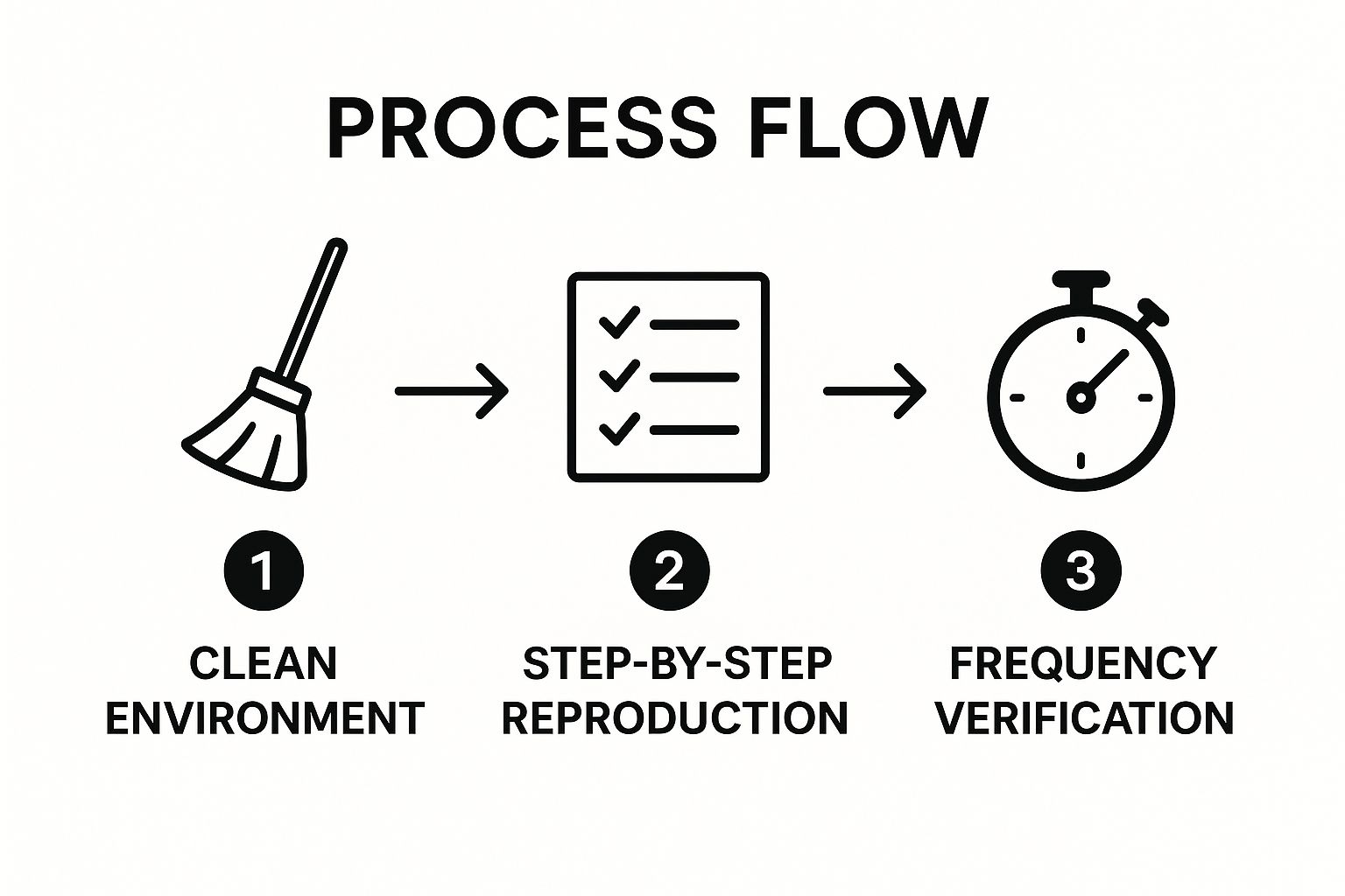 Infographic showing key data about Reproduce Before Reporting