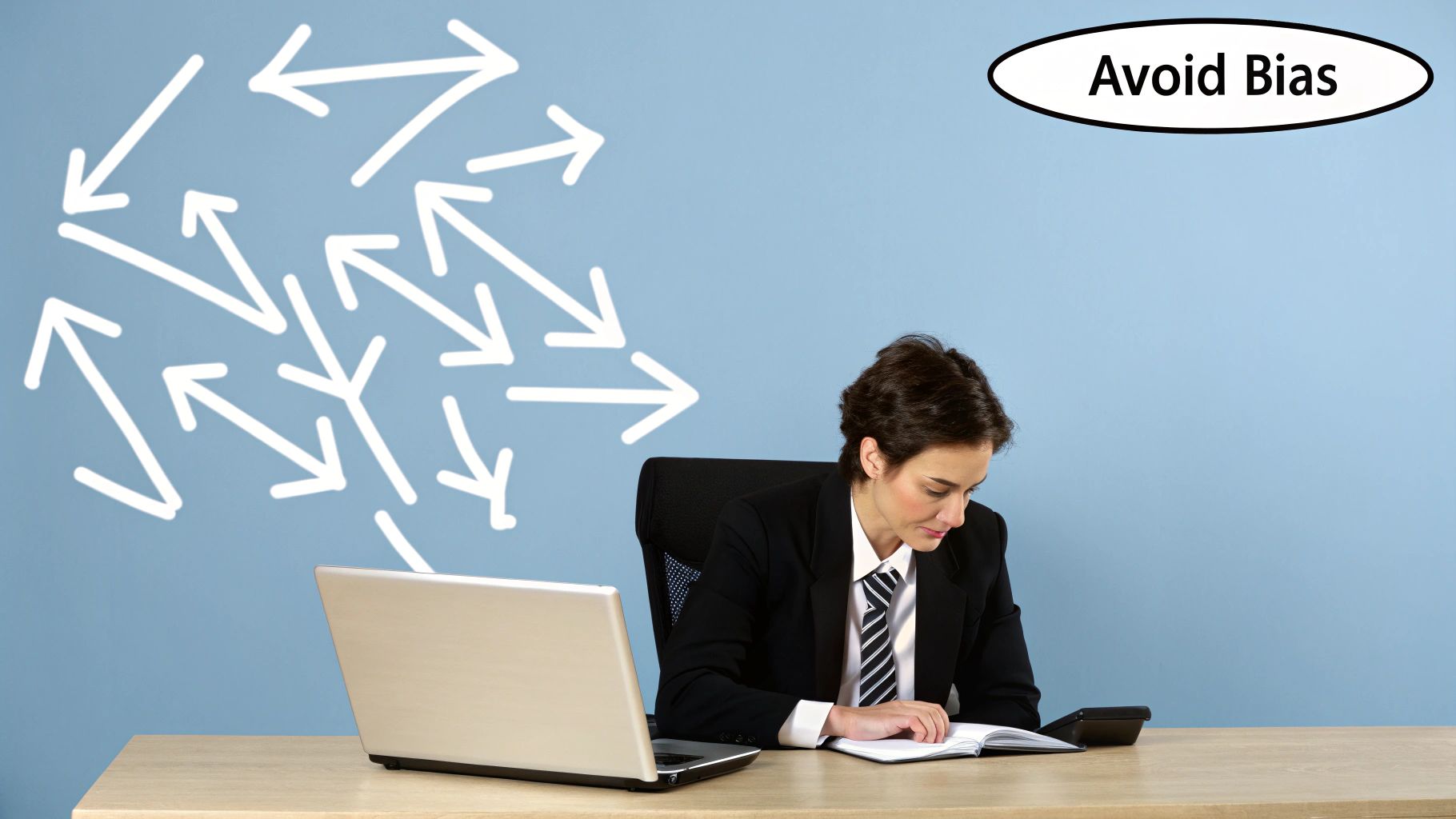 A person looking at a complex web, symbolizing the traps in decision making.