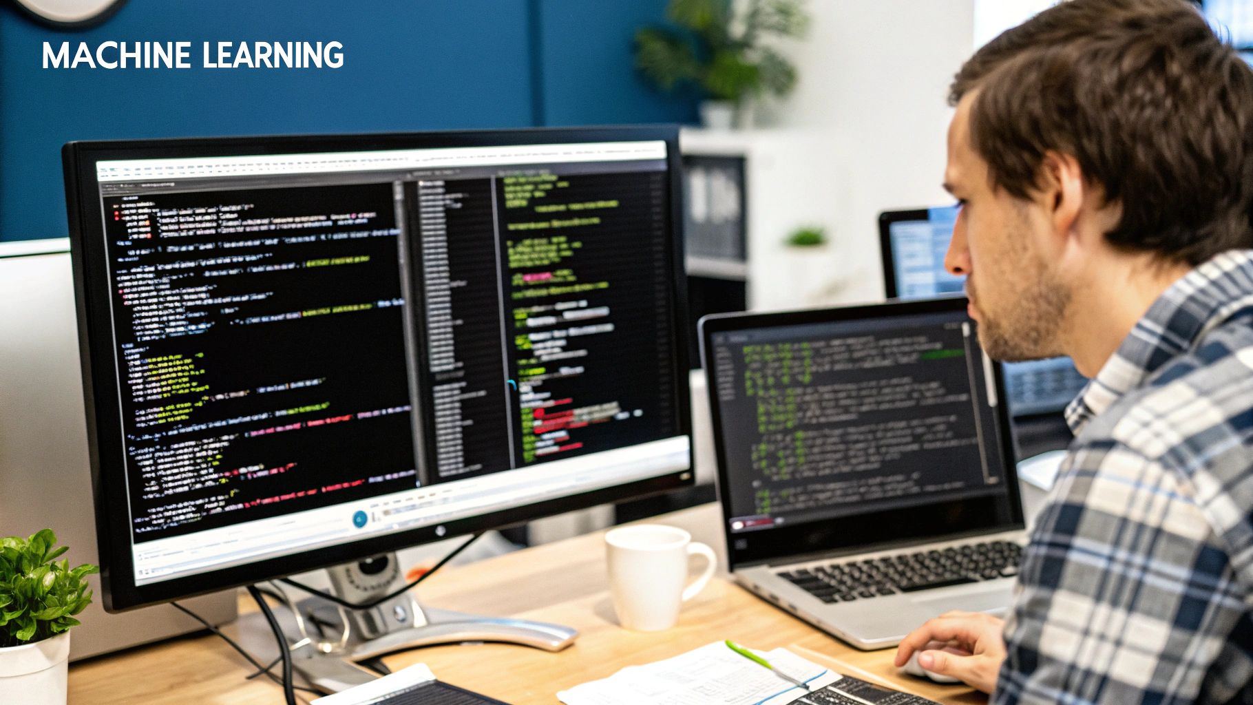 A person at a crossroads looking at different signs, symbolizing the choice between various forecasting methods.