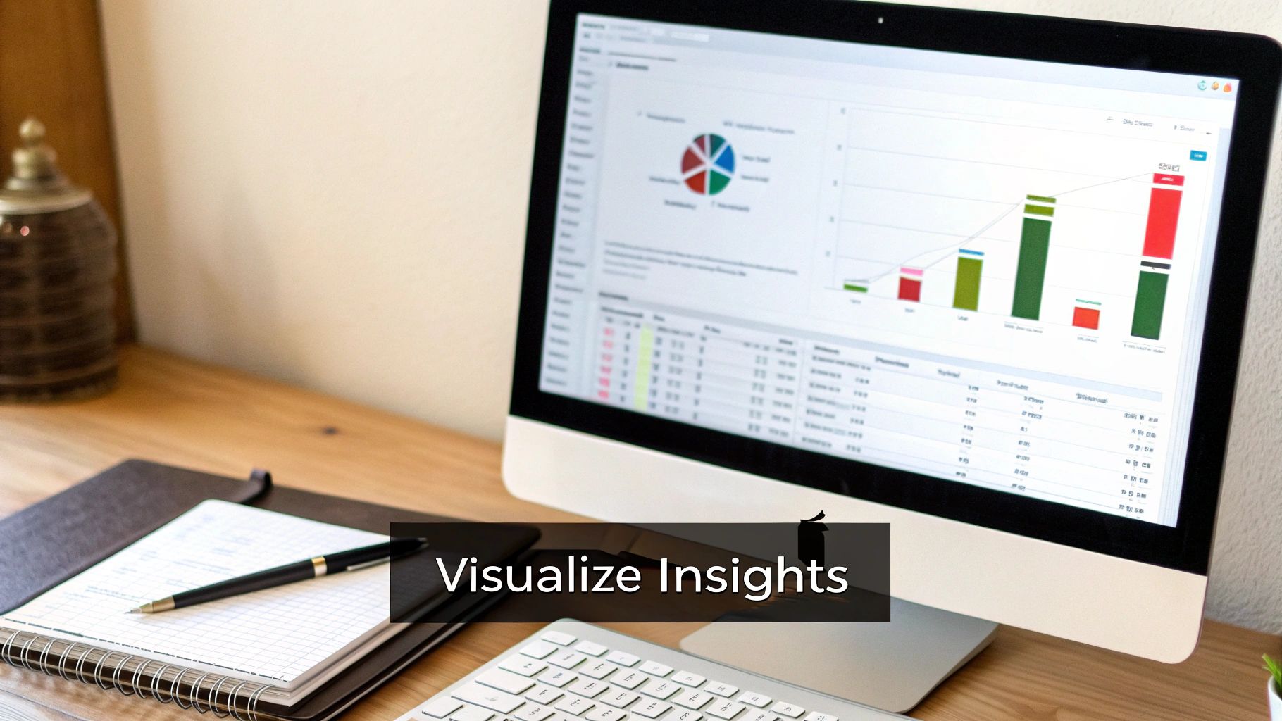 A visual representation of an automated workflow in Excel, showing gears and arrows connecting different tasks.