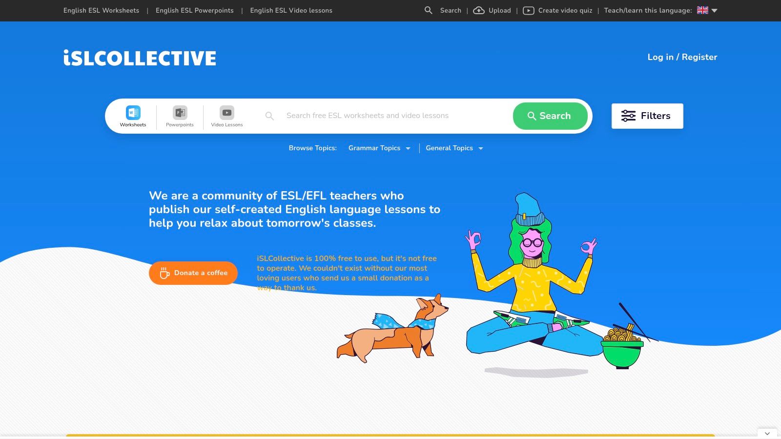 iSLCollective (English ESL Worksheets)