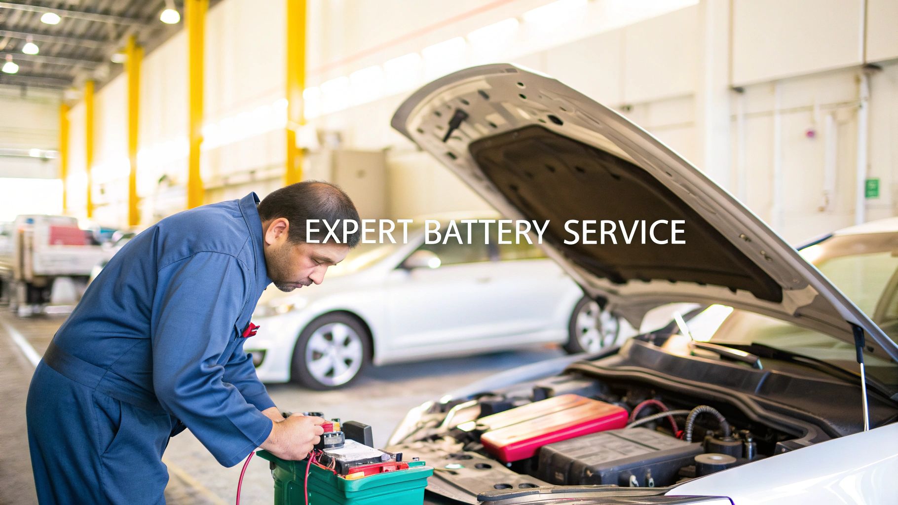 Expert Auto Battery Service in Dubai